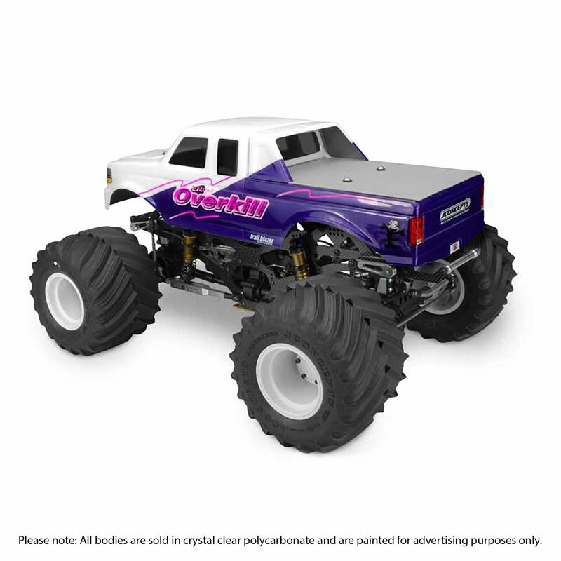JConcepts, Inc. 1/10 1993 Ford F-250 SuperCab Monster Truck Clear Body with Racerback for Bodies 3 JConcepts, Inc. 1/10 1993 Ford F-250 SuperCab Monster Truck Clear Body with Racerback for Bodies - Image 3