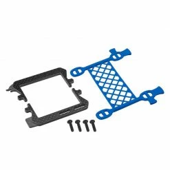 JConcepts, Inc. B6.3 Carbon Logo Cargo Net Battery Brace, Blue for Parts