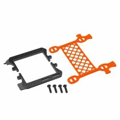 JConcepts, Inc. B6.3 Carbon Logo Cargo Net Battery Brace, Orange for Parts