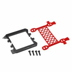 JConcepts, Inc. B6.3 Carbon Logo Cargo Net Battery Brace, Red for Parts