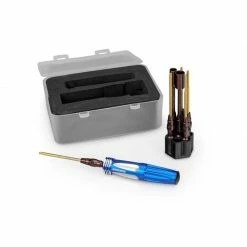 JConcepts, Inc. 1/4" Hex Driver Wrench Set with Storage Base - 7pc for Pit Equipment