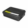 JConcepts, Inc. Shorty Battery Storage Box with Foam Liner, Black for Charging Accessories
