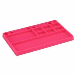 JConcepts, Inc. Parts Tray Rubber Material, Pink for Pit Equipment