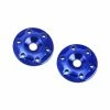 JConcepts, Inc. Finnisher Aluminum Wing Buttons, Blue: B6, B6.2, B6.3 for Parts