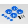 JConcepts, Inc. Tracker Wheel Discs for Dragon Wheels, Blue (4) for Parts