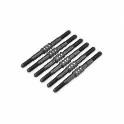 JConcepts, Inc. TLR 22 5.0 3.5mm Fin turnbuckle kit 6pc - black for Parts