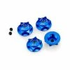 JConcepts, Inc. 17mm Finnisher Serrated Magnetic Wheel Nut, Blue for Parts