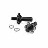 JConcepts, Inc. B6.3 Fin Titanium Front Axle, Black, Adjustable Spacer for Parts
