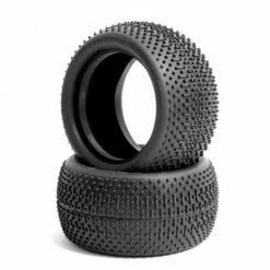JConcepts, Inc. Rear Flip Outs Tire, Green: 2.2 Buggy (2) for Tires & Wheels