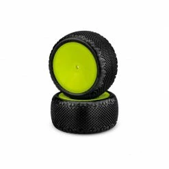 JConcepts, Inc. Pin Swag Tire, Pink Compound, Mounted 3348Y Wheel (2) for Tires & Wheels