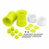 JConcepts, Inc. Tribute 2.6 x 3.6 Monster Truck Wheels, Yellow (2) for Tires & Wheels