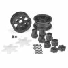 JConcepts, Inc. Dragon 2.6 Mega Truck Wheel with Adapter, Black (2) for Tires & Wheels