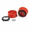 JConcepts, Inc. Tremor SLH Rr/SLH 4x4 F/R wheel-RED/BLK BDLCK (2) for Tires & Wheels