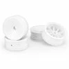 JConcepts, Inc. Mono 2.2" Front Wheel, White (4): RC10, RC10B2, RC10B3 for Tires & Wheels