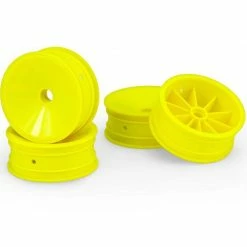 JConcepts, Inc. Mono 2.2" Front Wheel, Yellow (4): RC10, RC10B2, RC10B3 for Tires & Wheels