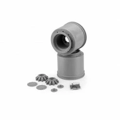 JConcepts, Inc. Aggressor 2.6 x 3.8 Monster Truck Wheel, Silver (2) for Tires & Wheels