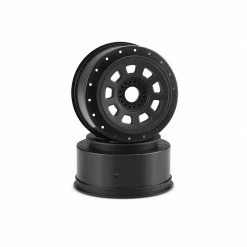 JConcepts, Inc. 9-shot 17mm Hex SCT Tire Wheels, Black (2) for Tires & Wheels