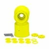 JConcepts, Inc. 1/8 Aggressor 2.6 x 3.8" Monster Truck Wheels, 17mm Hex, Yellow (2) for Tires & Wheels