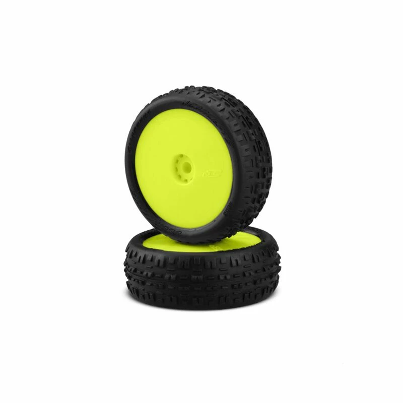 JConcepts, Inc. Swagger Tires, Front Mounted Yellow Wheels, Pink Compound (2): Mini-T/B for Tires & Wheels 1 JConcepts, Inc. Swagger Tires, Front Mounted Yellow Wheels, Pink Compound (2): Mini-T/B for Tires & Wheels