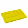JConcepts, Inc. Dirt Racing Parts Tray Rubber Material, Yellow for Pit Equipment